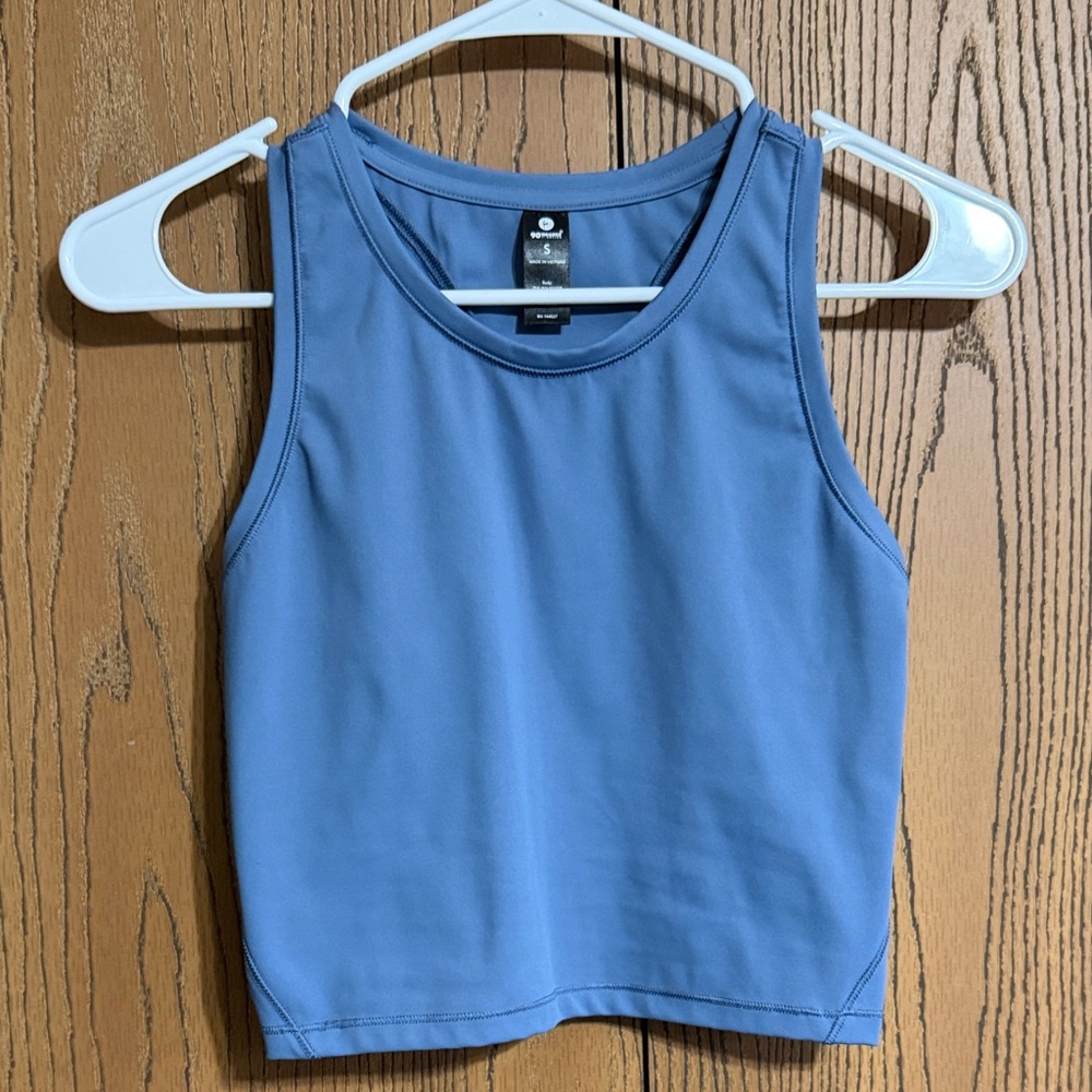 90 Degree by Reflex Iron Blue Sleeveless Tank Top